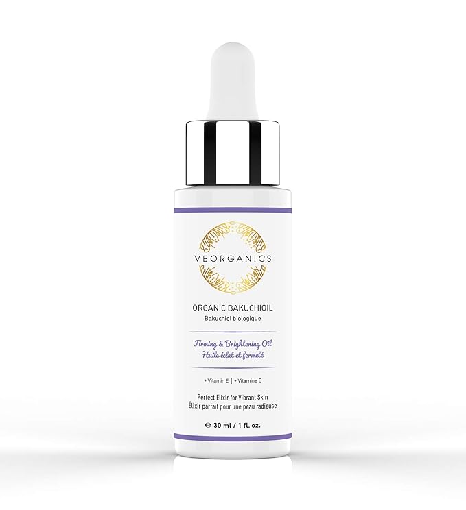 Organic Bakuchioil (Babchi Oil) + Vitamin E by VeOrganics. Firming, Brightening, Soothing and Moisturizing Anti-Aging Facial Oil. Natural Retinol Alternative.