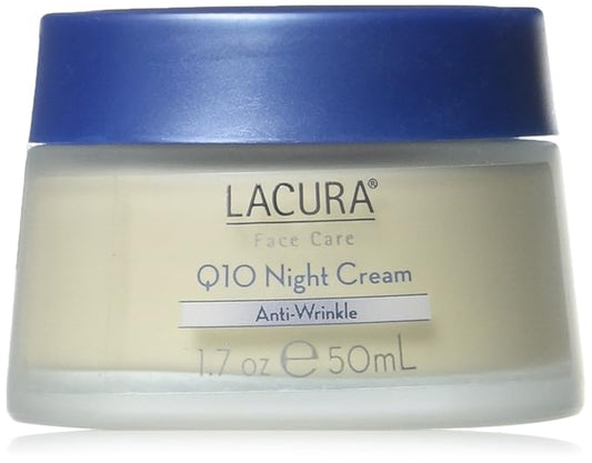 LaCura Q10 NIGHT FACE CREAM Anti-Wrinkle 1.7 oz. by Chom