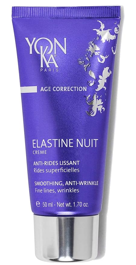 Yon-Ka Elastine Jour & Nuit Anti-Wrinkle Day and Night Cream Set, Anti Aging Facial Moisturizer, Soften Fine Lines and Wrinkles with Vitamin C and Elastin Peptides, Paraben-Free