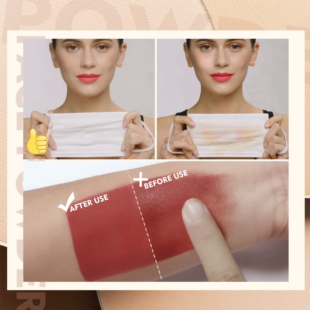 SACE LADY Face Pressed Powder Sets Makeup, Controls Shine, Smooth Fine Lines for Flawless Lightweight Finishing Effect, Long Lasting Compact Cosmetics Cruelty-free, 0.35oz (#03)