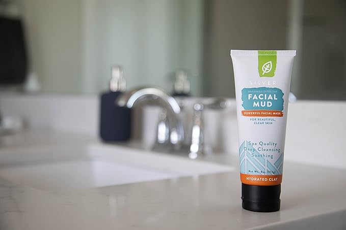 Redmond Bentonite Hydrated Clay Facial Mud Mask,4 Ounce Tube