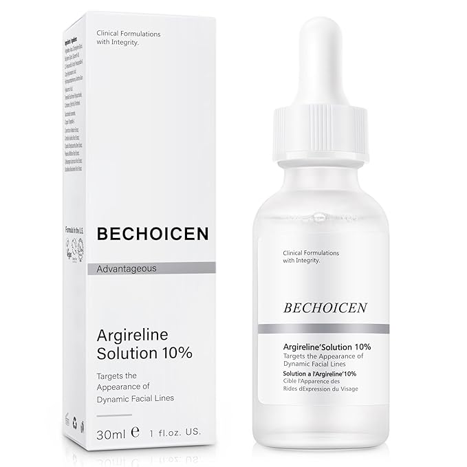 Anti Aging Argireline Solution 10%,Anti Wrinkle Hydrating Argireline Serum with Centella & Hyaluronic Acid for Skin Barrier Repair,30ml Peptides Serum for Face Reduce Fine Lines,2Pcs