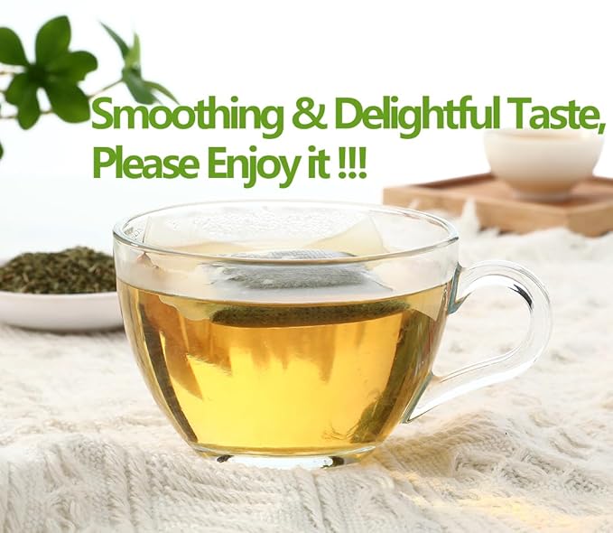 Premium 60 Lemon Verbena Tea Bags, Made with 100% Pure Lemon Verbena Leaves, No Additives & Caffeine Free.