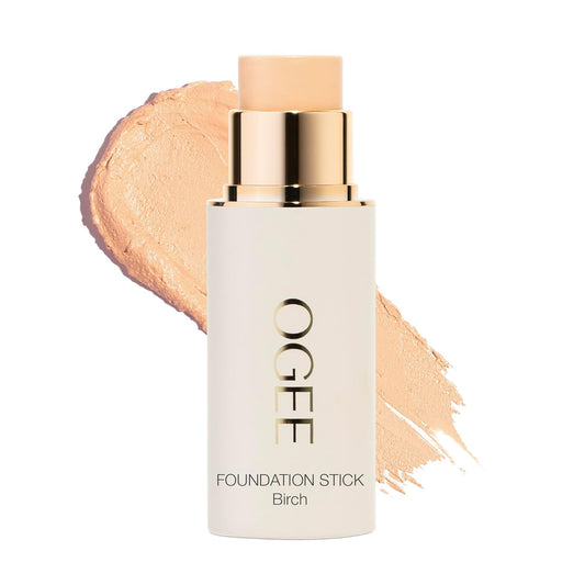 Ogee Sculpted Complexion Foundation Stick (Birch 0.5N - Fair, Neutral Undertones) Full Coverage Foundation Makeup - Instantly Balance & Even Complexion - 70% Organic Ingredients