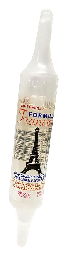 French 12 Pack – 0.61 oz Each, Intensive Hair Repair Treatment for Nourishing, Strengthening & Revitalizing Damaged Hair