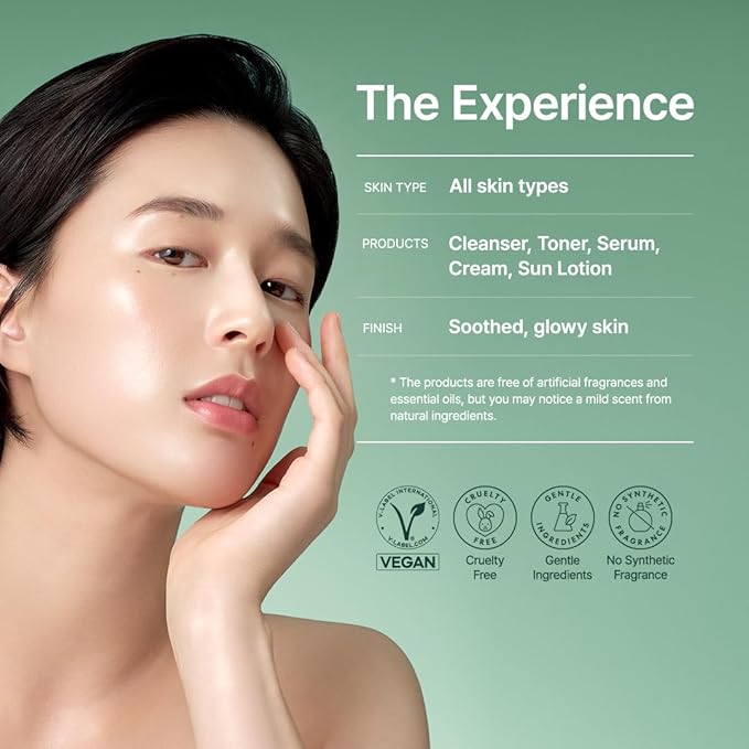 PURITO SEOUL Best Kit - Skincare Routine with Panthenol Cleanser & Cream, Unscented Centella Serum & Toner, For All Skin Types, Gift Set, For Face, Facial Serum, K-Beauty, 3.52 fl. oz.