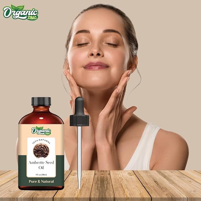 Ambrette Seed (Abelmoschus moschatus) Oil | Pure & Natural Carrier Oil for Skincare, Aroma & Diffusers - 118ml/3.99fl oz