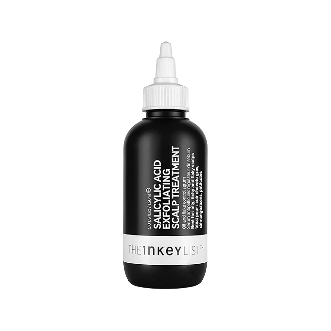 The INKEY List Salicylic Acid Exfoliating Scalp Treatment, Pre-Wash Salicylic Acid for Scalp, Helps Flaky, Itchy-Feeling Scalps and Hair Product Buildup, 5.07 fl oz