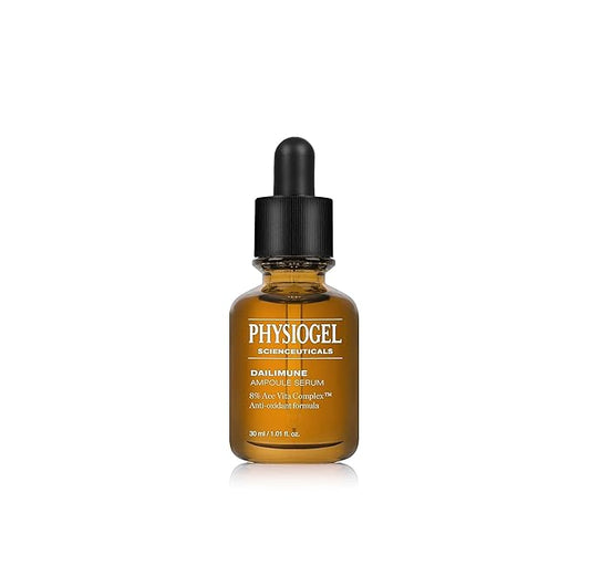 Physiogel Scienceuticals Dailimune Ampoule Vitamin C Face Serum Strengthens Skin Barrier Antioxidant, Moisturizing, Brightening, Soothing & Hydrating Serum Vitamin E & B5 Skincare Face Essence