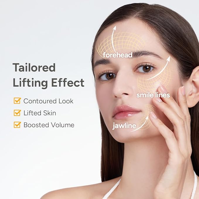 SUNBOON EDITOR Deep Collagen Retinol Tension Boost Up Mask | Retinol, Volufiline, Lifted Skin, Skin Firmness, Boosted Volume for Sagging skin, Double Chin Reducer, V Line Lifting Mask, 25g x 4ea