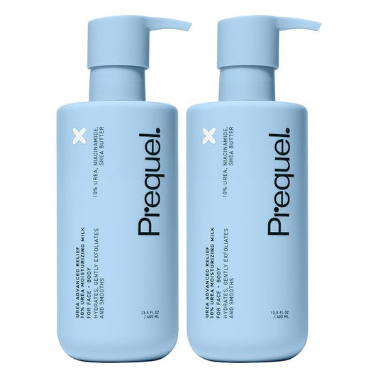 Skin Urea Advanced Relief Moisturizing Milk, 10% Urea Lotion for Face and Body. 2-Pack Unscented, Hydrating Cream for Extremely Dry Skin. Soothing for Sensitive Skin. 13.5oz (ea) Pump Bottle