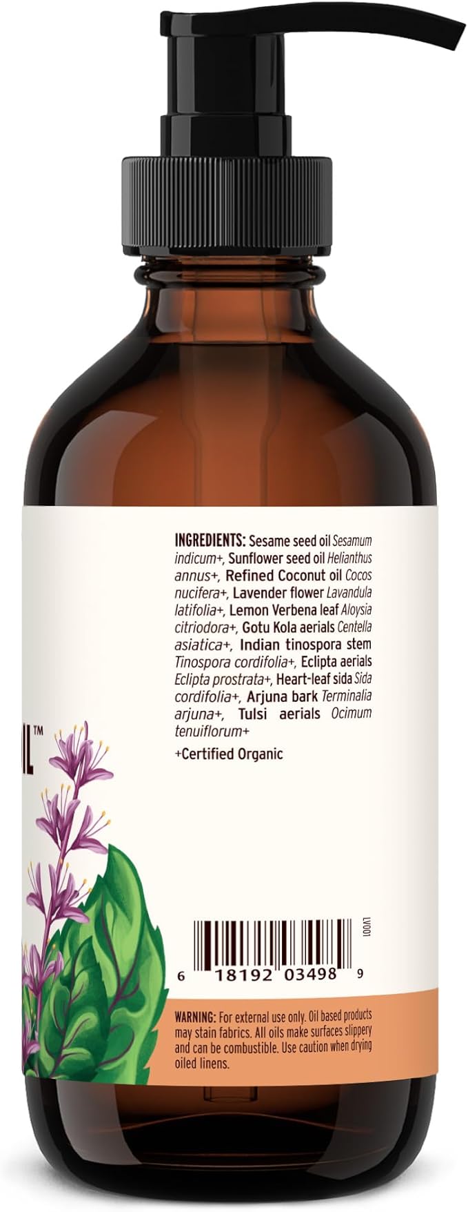 Banyan Botanicals Daily Massage Oil – Organic Ayurvedic Massage Oil – Balancing and Grounding Massage Oil with Organic Ashwagandha & Organic Shatavari – 8 oz – Non GMO Sustainably Sourced Abhyanga Oil