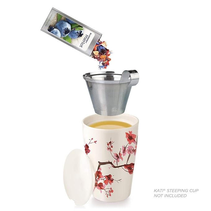 Tea Forte Single Steeps Loose Leaf Herbal Retreat Premium Tea Sampler 15 Count 3 of Each Assorted Blends, Pre-Portioned Single Serve Pouches, Steeps 12 oz