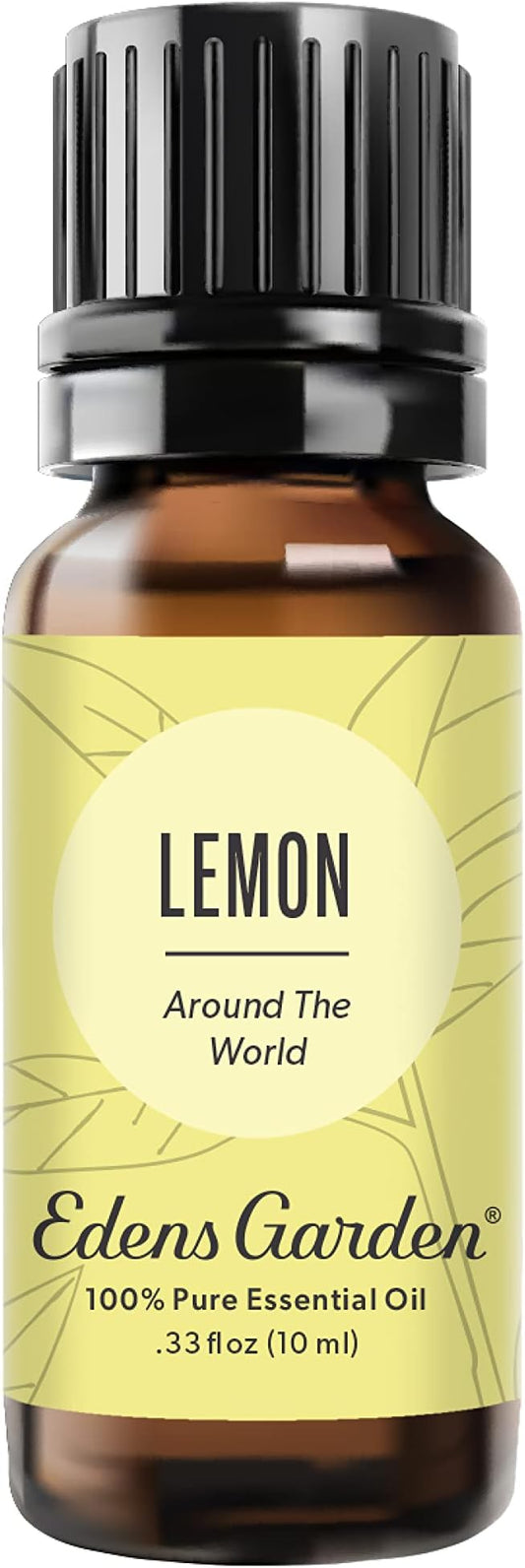 Edens Garden Lemon Around The World Essential Oil- 100% Pure Premium Grade, Undiluted, Natural, Therapeutic, Aromatherapy, The Best for Diffuser, Candle, Laundry, Humidifiers 10 ml (.33 fl oz)