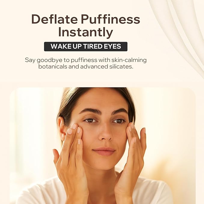 Sericin Intensive Eye-Lift Micro Cream- Targeted Eye Cream with Silk Protein Sericin to Firm & Smooth Skin- Brightening Eye Cream Reduces Puffiness - Wrinkle Remover for Daily Use- 1.7 Fl Oz