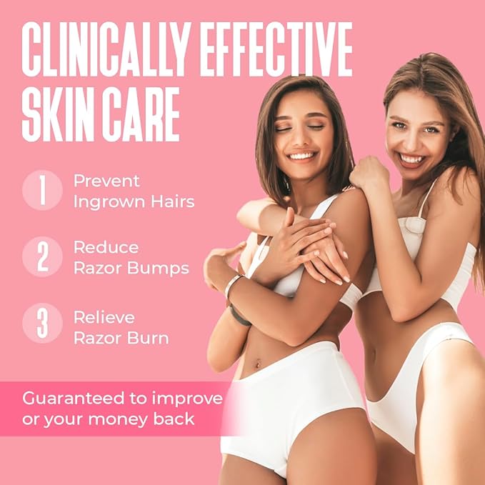 Save 14% on The Skin Care Solution For Dark Spots, Razor Bumps, Ingrown Hair & Razor Burns – Includes Our Ultra Potent Brightening + Razor Bumps Solution For an Ultra Clear & Glowing Skin