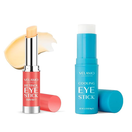 Retinol Eye Stick & Cooling Eye Balm Stick with Caffeine