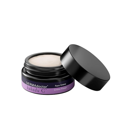 DERMAdoctor Kakadu C Dermatologist Formulated Vitamin C Face Creme, Moisturizing Cream for Dry Dull Skin - 1 oz