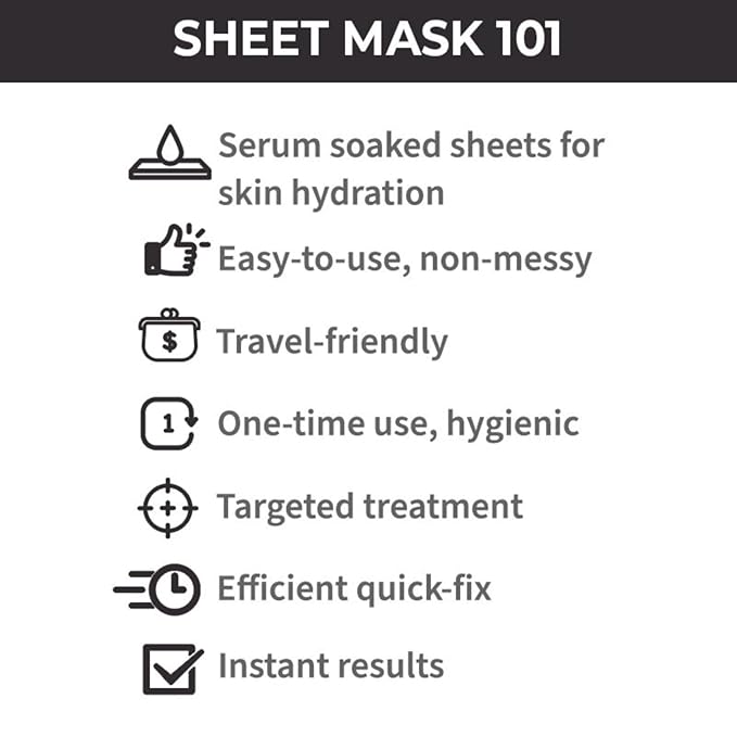 Nykaa Naturals Skin Secrets Bubble Sheet Mask - Hydrating Face Mask for All Skin Types - Exfoliates for Soft Skin - Black Mud and Aloe Vera - 0.67 oz