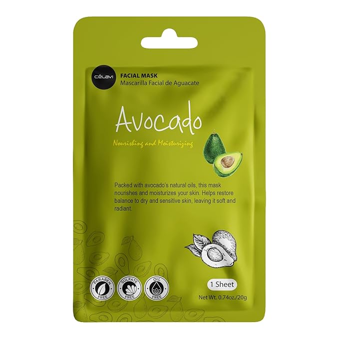 celavi Essence Facial Face Mask Paper Sheet Korea Skin Care Moisturizing 4 packs for each 6 flavors (New) K-Beauty Skincare 24 masks in a pack Made in Korea