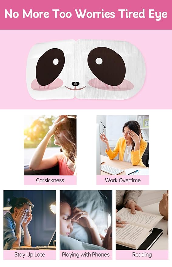 IREV 12 Pack Steam Eye Mask, SPA Warm Sleep Eye Mask, Disposable Heated Eye Masks for Dark Circles, Puffy Eyes, Relief Stress Eye Fatigue, Travel Essentials & Relaxation Gifts for Women