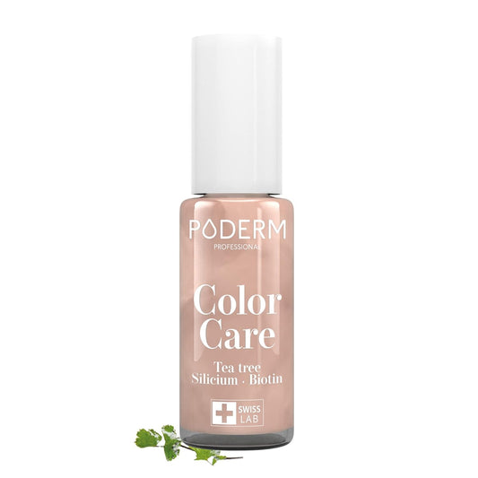 PODERM - Nail Polish – Enriched with Tea Tree – Improves nail appearance – Ingredients Natural/Vegan - foot/hand - Swiss Made (Brilliant Gold)