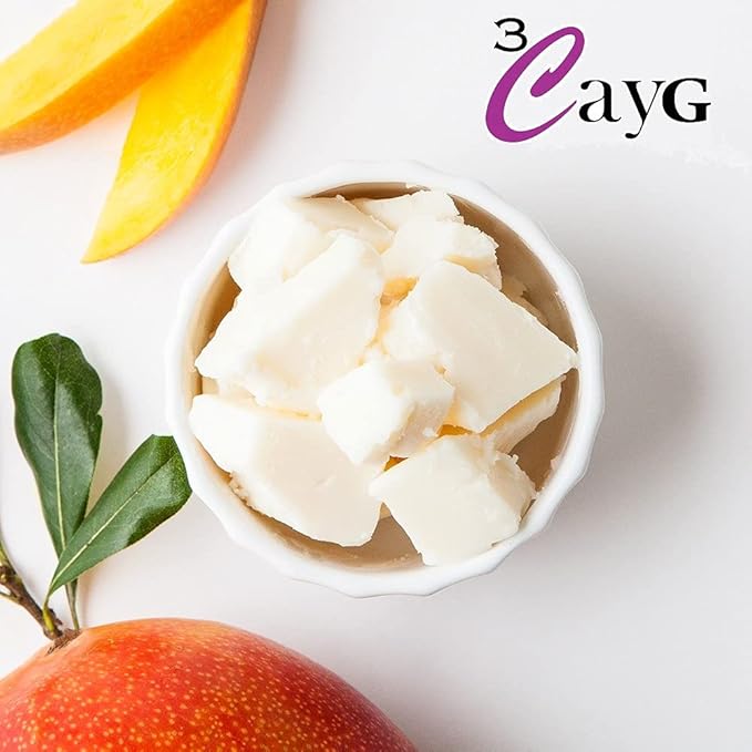 1lb Mango and 1 Lb Shea Butter Bundle Pack for DIY Body Butters and More