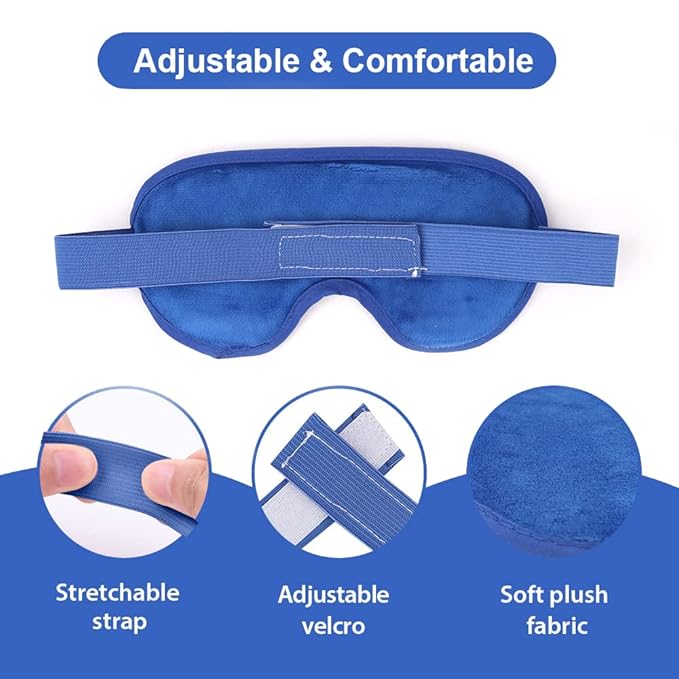 NEWGO Bundle of Cooling Eye Mask and Ankle Foot Ice Wrap