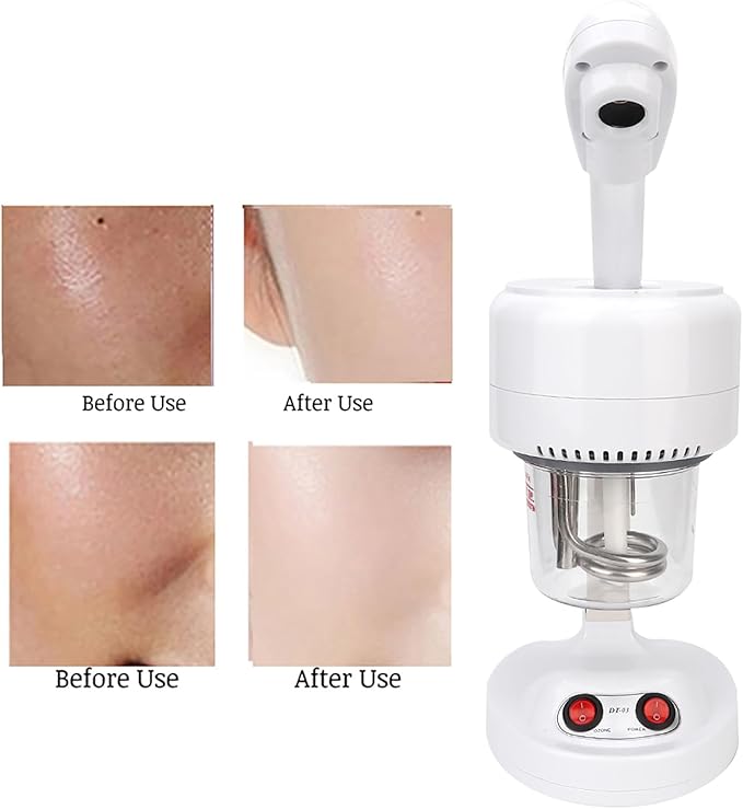 Facial,Beauty Facial Steamer, Beauty Salon Spa Humidifier, Hot Mist Humidifier Portable Beauty Salon Hydrating Moisturizing Spray Machine Improving Facial Skin or Dry Hair