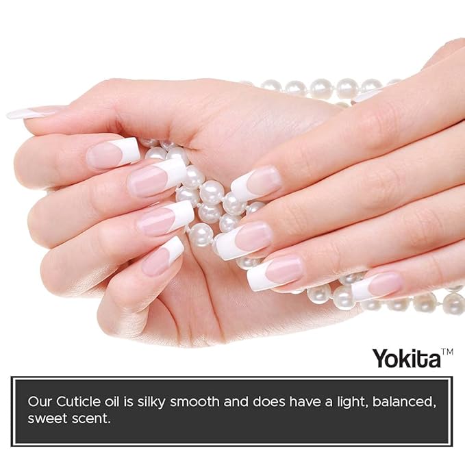 Premium Brush On Cuticle Oil Milk and Honey Natural Healing Infused, Soothes and Moisturizes Cuticles with Vitamin E 0.5 oz (Pomegranate)