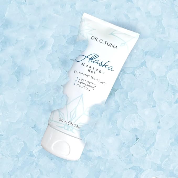 FARMASi DR C. Tuna Alaska Cooling Massage Gel – Refreshing Cooling Gel with Menthol & Eucalyptus for Instant Muscle Relief – 210 ml / 7.1 fl oz