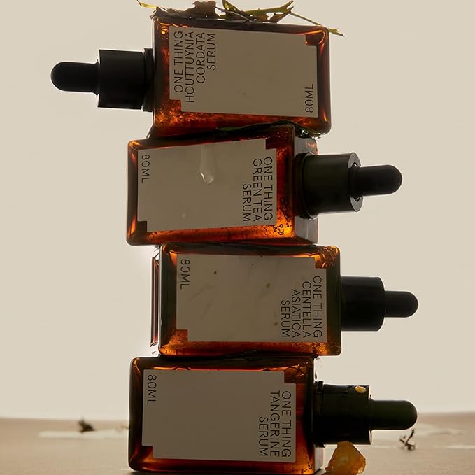 ONE THING Centella Asiatica Serum 2.7 Fl Oz | CICA HA Hyaluronic Acid Hydrating Soothing Ampoule for Oily Acne Prone Sensitive Irritated Facial Skin, Barrier Repair Fine Lines | Vegan Korean SkinCare