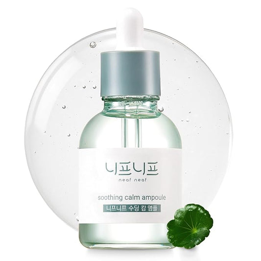 Soothing Calm Ampoule with Niacinamide, Spot Care Hyaluronic Acid, Non-Greasy, CICA Healing and Gentle Formula (30ml /1.01 oz) Radiant Serum, Korean Skincare