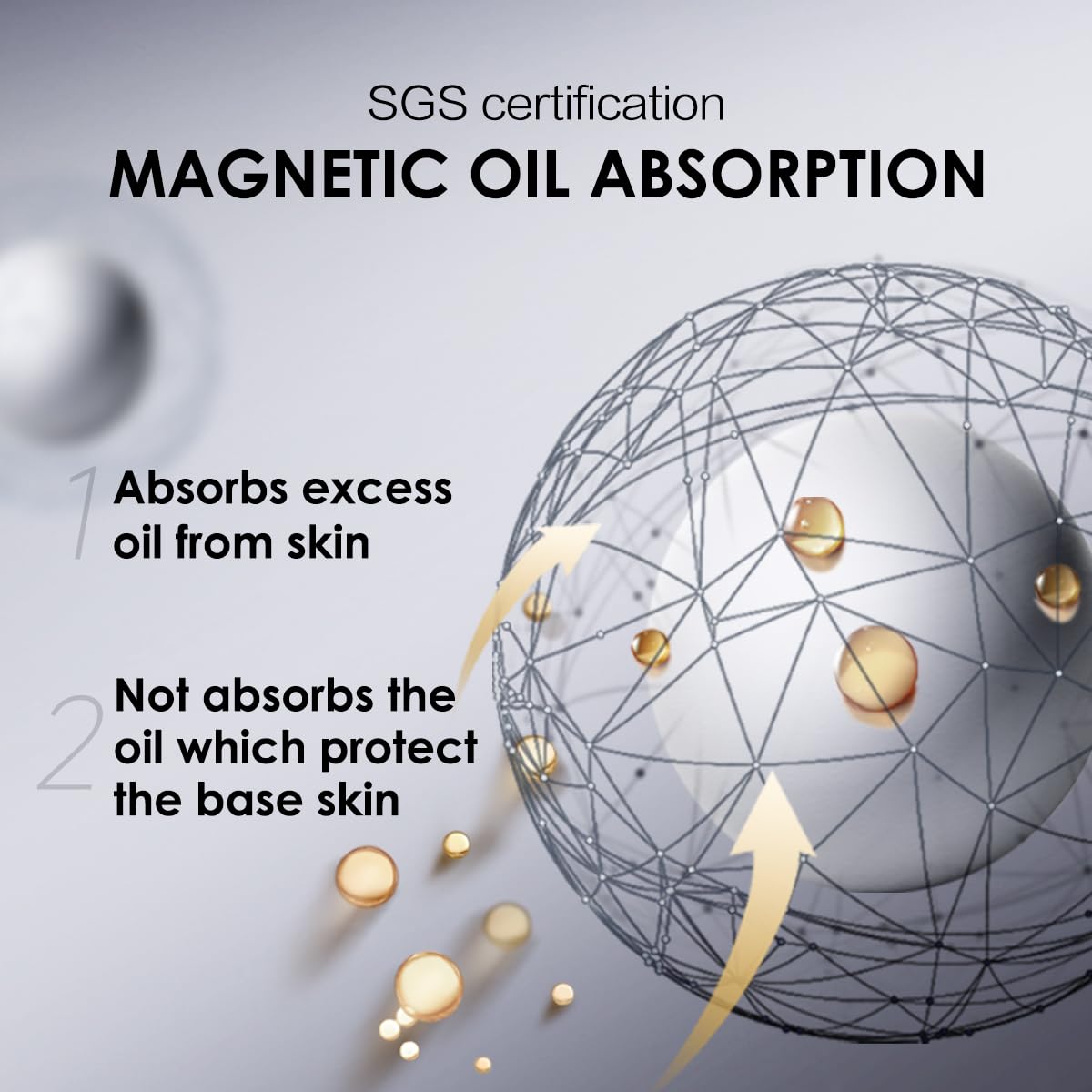 Oil Control Face Pressed Powder Compact, 24H Longlasting Waterproof Pressed Setting Powder Foundation Makeup, Shine Free, Poreless, Smooth, 03 Light Purple for dry skin (0.28Oz)