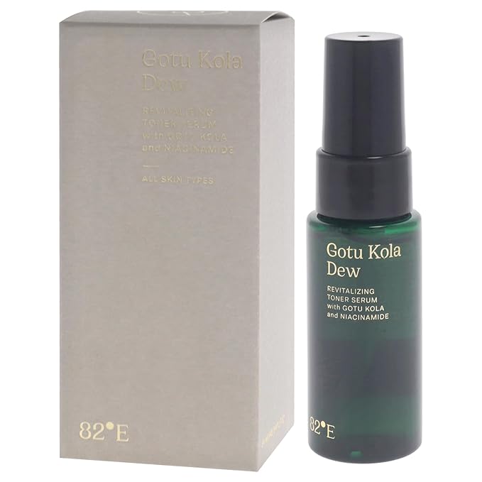 Gotu Kola Dew Revitalizing Toner Serum by 82E for Women - 1 oz Serum