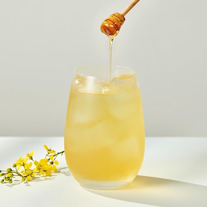 OSULLOC Canola & Apricot Tea (Aromatic Canola flower & Apricot), Premium Blended Tea from Jeju, Tea Bag Series 20 count