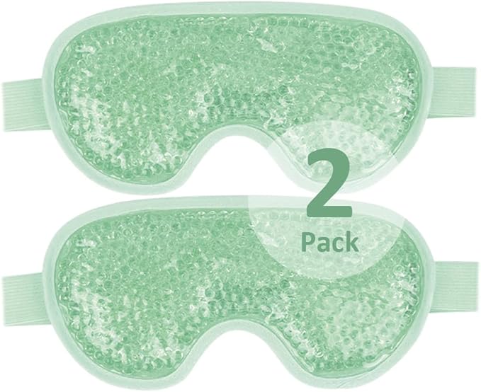 NEWGO Bundle of Cool Eye Mask for Dry Eyes 2 Pack