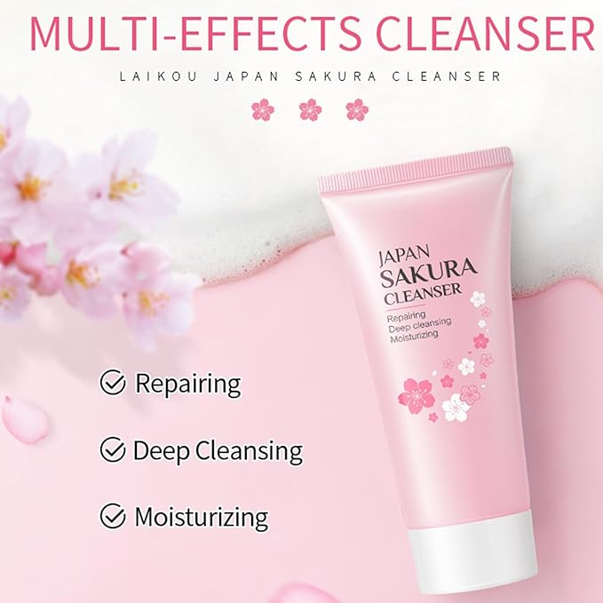 Japan Sakura Skin Care For Kids Set, Kids Skin Care Set For Girls Ages 8-12, Skin Care For Teens 10-12 Gift Set, Girls Skin Care For Kids Age 8-12, Skin Care For Teens 10-12, Japanese Sakura Kit