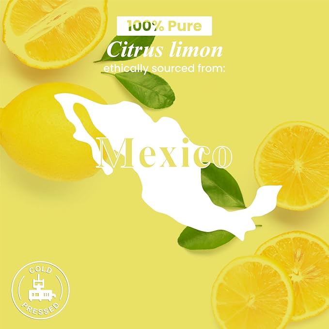 Handcraft Blends Lemon Essential Oil - Huge 4 Fl Oz - 100% Pure and Natural - Premium Grade Essential Oil for Diffuser and Aromatherapy