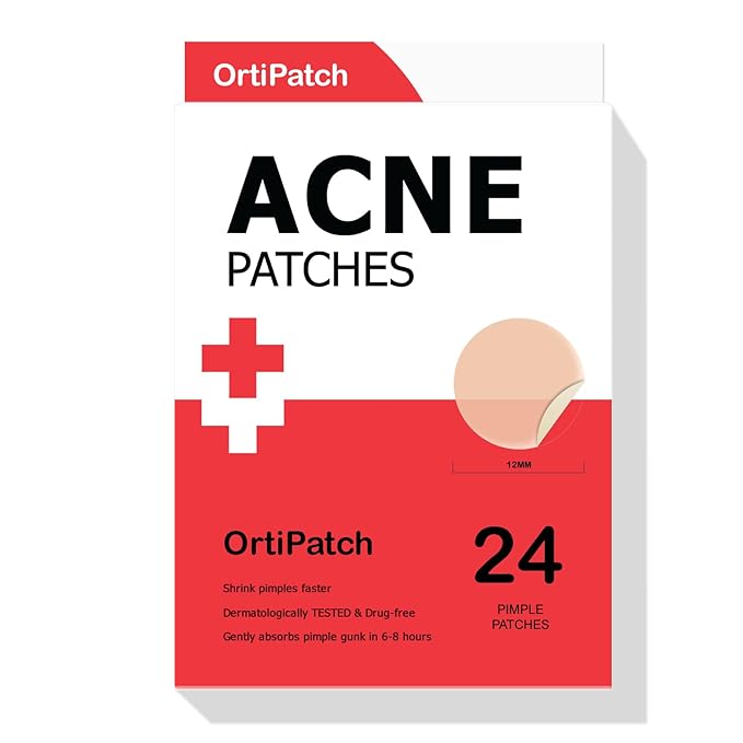 Pimple Patches for Face, Hydrocolloid Acne Patches, Absorb Zits and Blemishes, Invisible Spot Cover, Treatment for Breakouts, Acne Stickers with Salicylic Acid and Tea Tree Oil (24 Count)