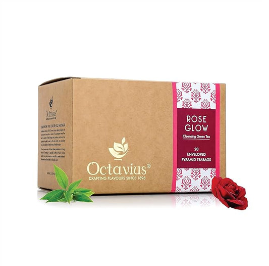 Pyramid Teabags Enveloped (ROSE GLOW TEA BAGS) | Mothers Day Tea Gift Box