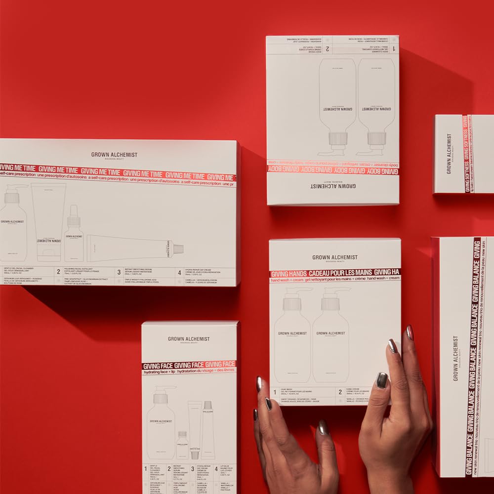 Grown Alchemist Hand Care Kit: Hand Wash & Hand Cream 500mL