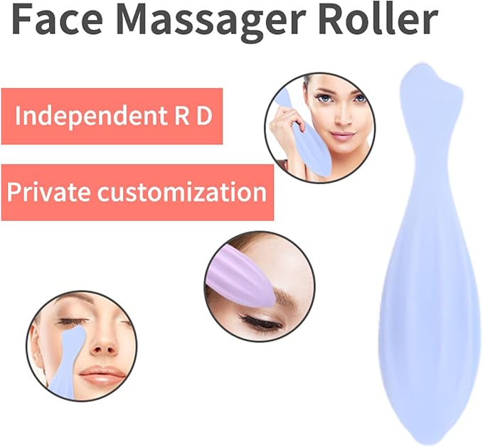 LIANXUE Silicone Face Roller Multifunctional Beauty Roller Skin Care for Face Roller Massager Moisturizing Beauty Tools