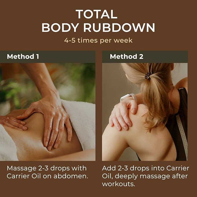 Gya Labs Ginger Essential Oil - 0.34 Fl Oz - Ginger Oil for Massage, Diffuser, Hair, Skin, Body & Candle Making - Warming & Spicy Scent