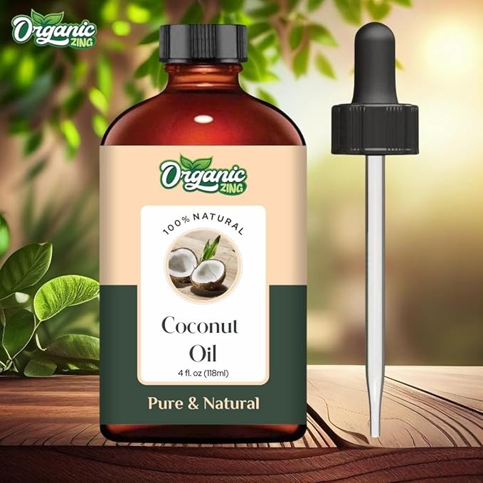 Coconut (Cocos Nucifera) Oil | Pure & Natural Carrier Oil for Skincare, Hair Care and Massage - 118ml/3.99fl oz