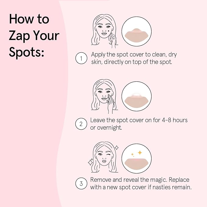 grace & stella Pimple Patches for Face - Cute Hydrocolloid Dots That Help Protect Acne & Reduce Redness - Fun Zit Stickers to Cover Blemishes - Dermatologist-Tested, Vegan (Multishape, 36 Count)