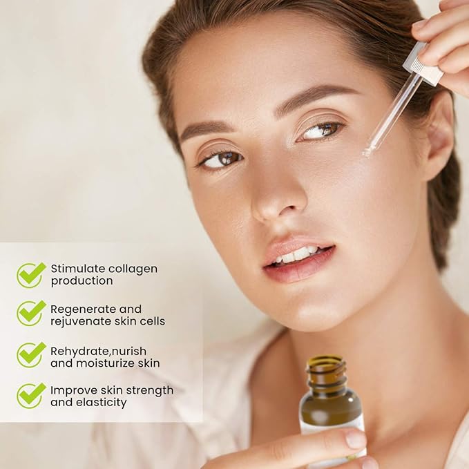 H Vitamin E Oil - Anti Aging, Reduce Wrinkles and Fine Lines for Moisturized & Youthful Skin - Pure & Natural Vitamin E Serum for Face, Hair, Nails (1 oz)