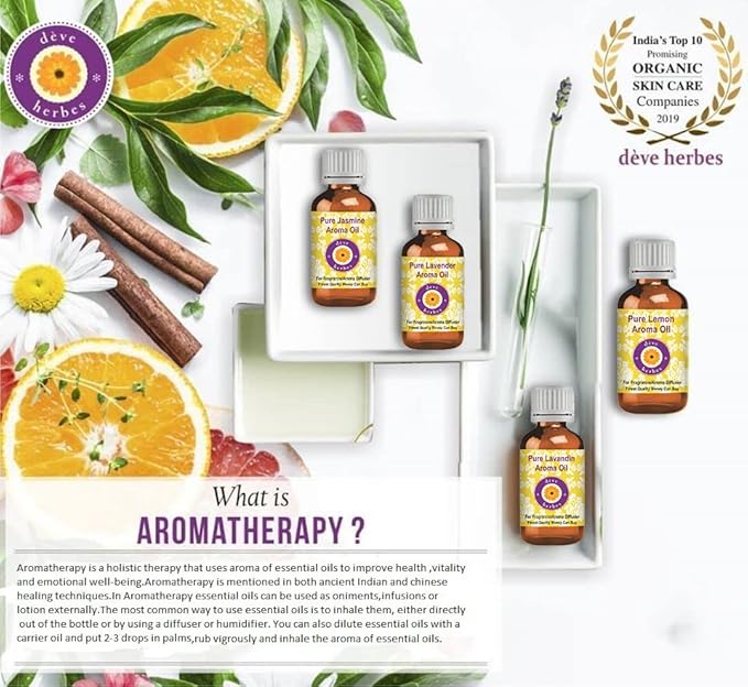 Deve Herbes Pure Olibanum Essential Oil (Boswellia carterii) Steam Distilled 15ml (0.50 oz)