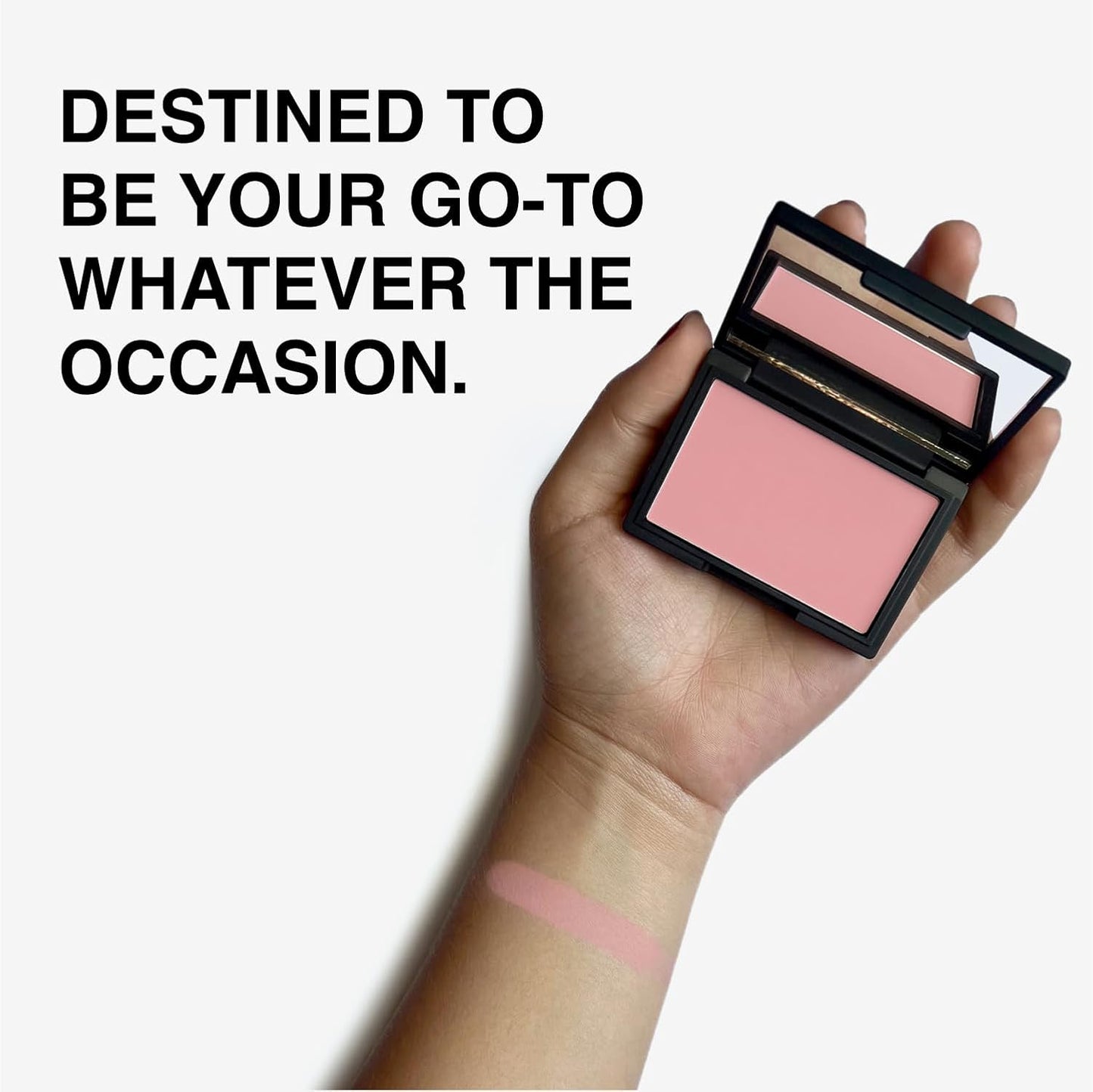 Makeup Powder Blusher - "Cotton Candy" - 4g / 0.141oz - Pigmented, Buildable, Lightweight Powder Blush for a Radiant, Healthy, Natural Glow. Versatile Shade - Dusty Pink - Matte