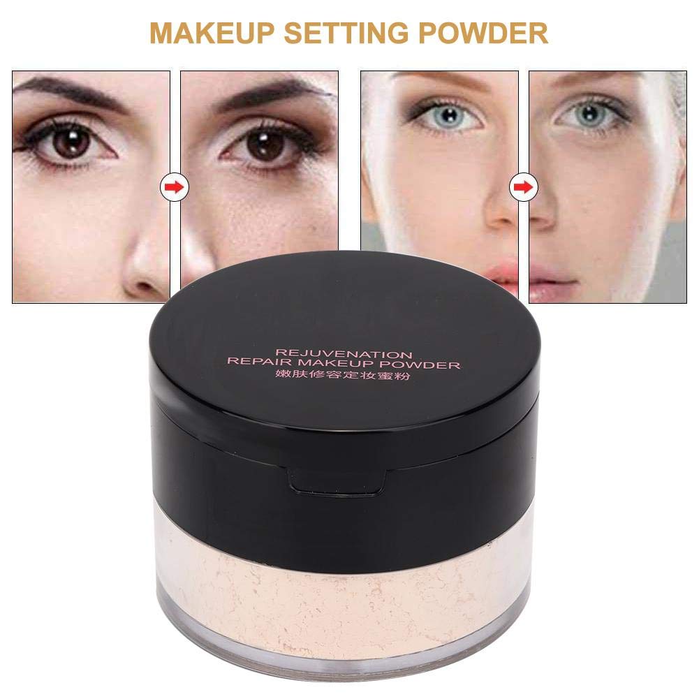 Sonew Makeup Finish Loose Powder, Oil Control ing Moisturizing Makeup Setting Powder for Face, Hair - 15g (01#)